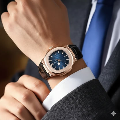 POEDAGAR  - Montre à Quartz de luxe Regalia - 41mm