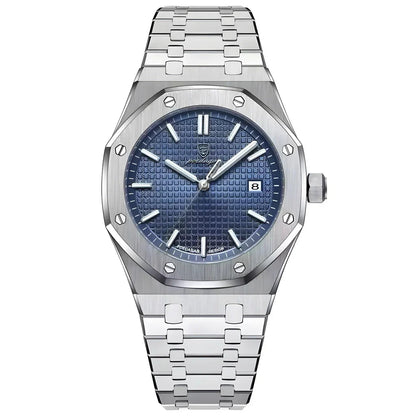POEDAGAR - Montre à Quartz de luxe King's Oak - 41mm