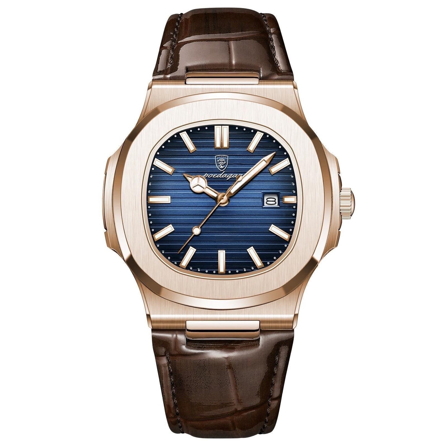 POEDAGAR  - Montre Regalia Rose Gold - 41mm