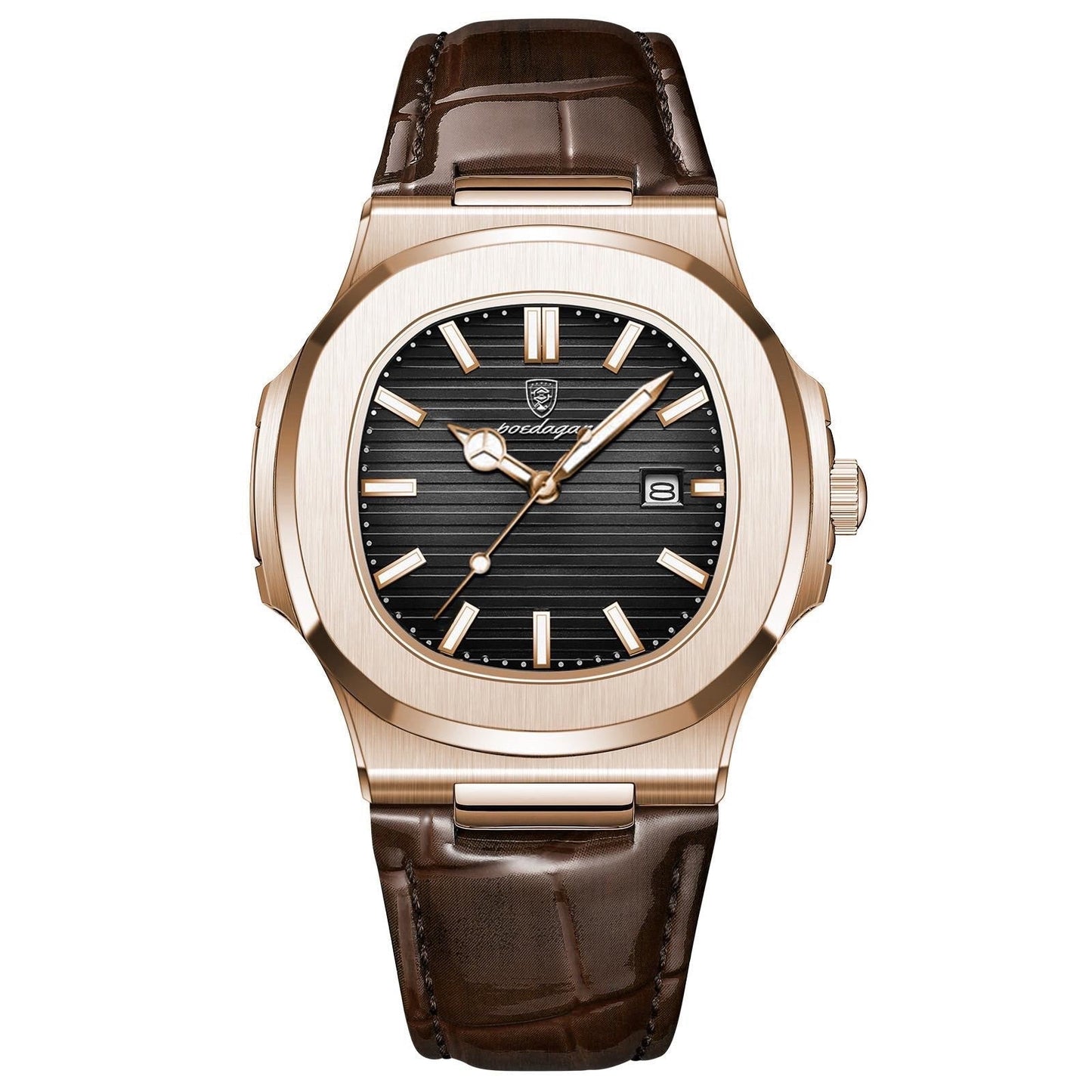 POEDAGAR  - Montre Regalia Rose Gold - 41mm