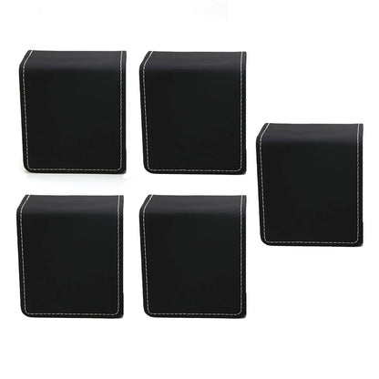 Écrin Individuel de Prestige – Cuir Noir et Coussin de Présentation