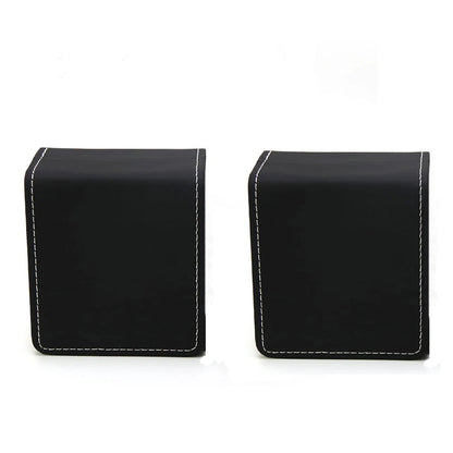 Écrin Individuel de Prestige – Cuir Noir et Coussin de Présentation