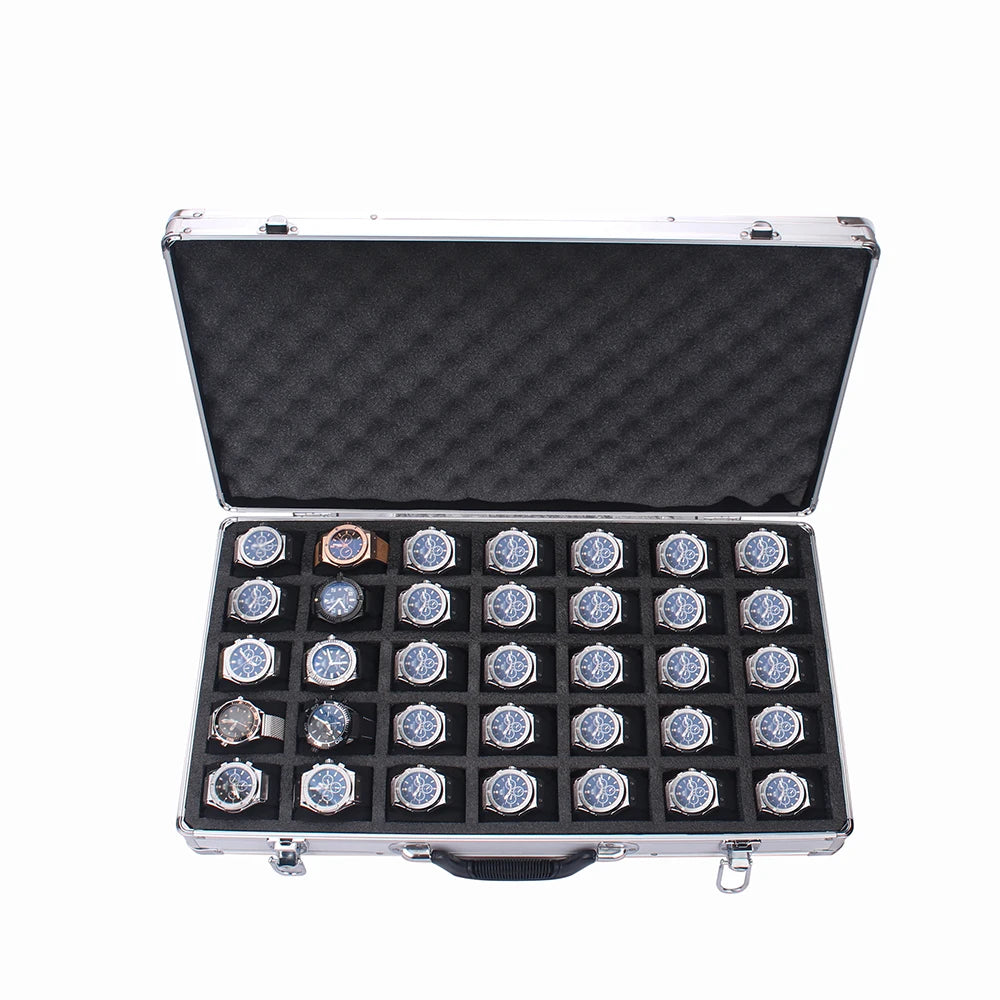 La Mallette de rangement de Prestige pour Montre avec Coussin de Présentation - 35rangements