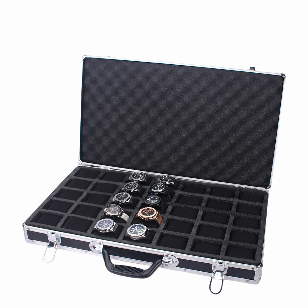 La Mallette de rangement de Prestige pour Montre avec Coussin de Présentation - 35rangements
