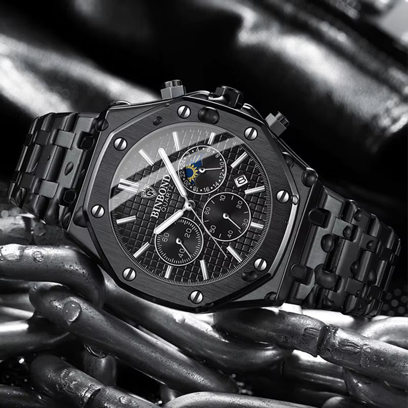BINBONG - Montre à Quartz de luxe Serenade - 42mm